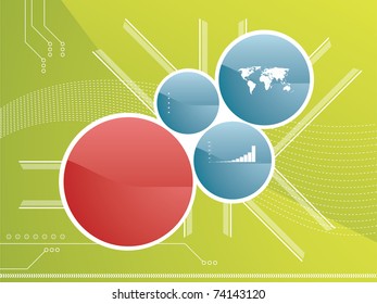 abstract background vector graphics created with technology