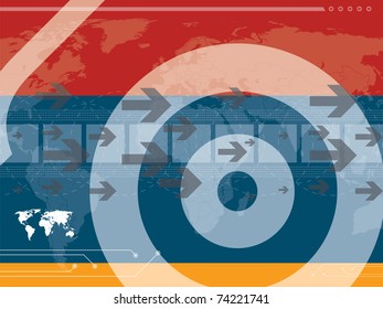abstract background vector graphics created with technology