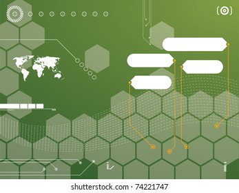 abstract background vector graphics created with technology