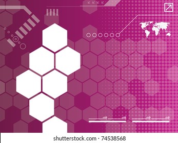 abstract background vector graphics created with technology