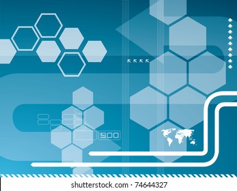 abstract background vector graphics created with technology