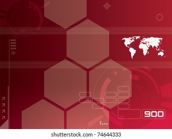 abstract background vector graphics created with technology
