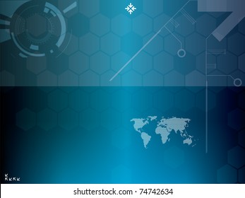 abstract background vector graphics created with technology