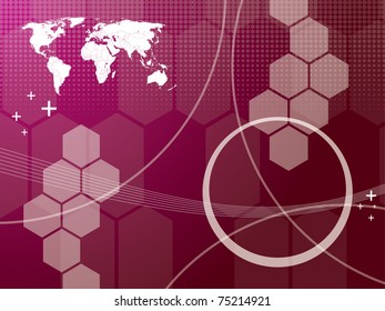 abstract background vector graphics created with technology