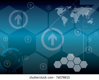 abstract background vector graphics created with technology