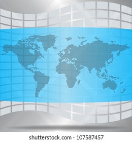 abstract background vector graphics with technology elements