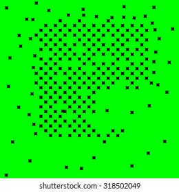 Abstract background vector. Green and black



