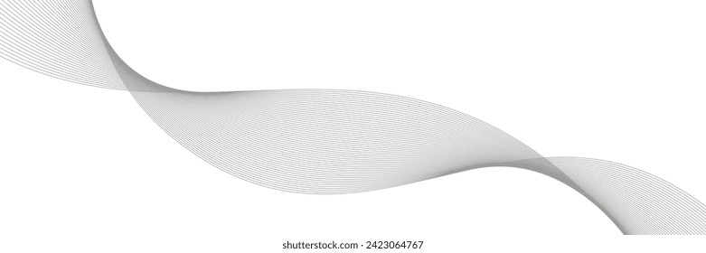 Abstract background vector grey with dynamic waves for business design. Futuristic technology backdrop with network wavy lines. Premium template with stripes and gradient mesh for banner or poster.