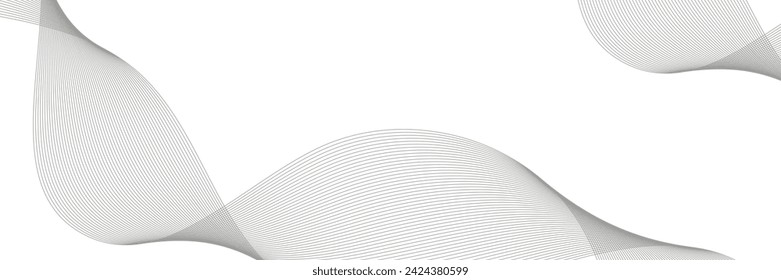 Abstract background vector grey with dynamic waves for business design. Futuristic technology backdrop with network wavy lines. Premium template with stripes and gradient mesh for banner or poster.