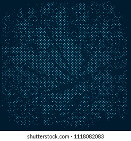Abstract background. Vector Halftone Dots Background. Disco lights. Vector illustration.