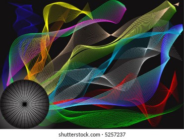 ilustração de vetor de fundo abstrato