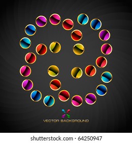 Antecedentes abstractos. Ilustración vectorial.