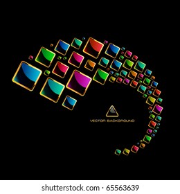 Antecedentes abstractos. Ilustración vectorial.