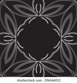 Abstract background vector illustration in black and white