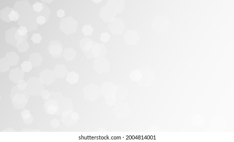 Abstract background vector illustration with bokeh lights. White Bokeh glows sparkle beautiful soft light for holiday concept.