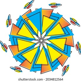 Abstract background.  vector illustration. Brand-new pattern for your business design. colorful background