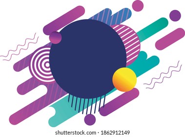 Abstract Background Vector Illustration Circle Design Stock Vector ...