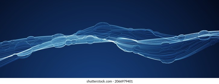 Abstract background. Vector. Illustration of a color wave.