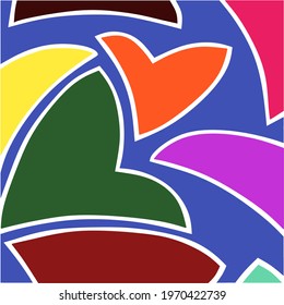 Abstract background vector illustration. Colored abstract background