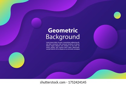 Abstrakte Hintergrund, Vektorgrafik. Farbige geometrische Formen.