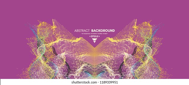 Abstrakter Hintergrund. Vektorgrafik. Vorlage entwerfen. Sichtbarer Gitterhintergrund.