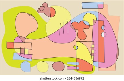 Abstract background vector illustration design