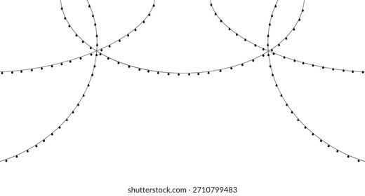 Patrón de diseño de Ilustración vectorial de fondo Abstractas con adorno de marco de borde de línea punteada