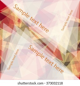 Abstract background for vector illustration design