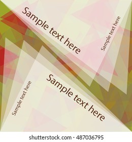 Abstract background for vector illustration design