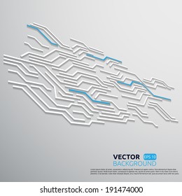 Abstract background. Vector illustration of digital technologies.