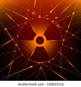 Abstract background, vector illustration eps 10, danger Symbols.