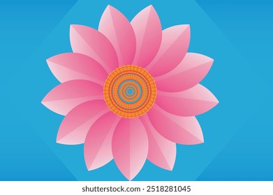 fundo abstrato com vetor ilustração flor