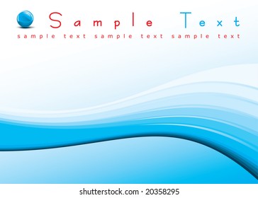 abstract background / vector illustration / futuristic wave design