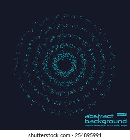 Antecedentes Abstractas. Ilustración vectorial en estilo futurista. Base para folleto, tarjeta de invitación, folletos, presentaciones de negocios.