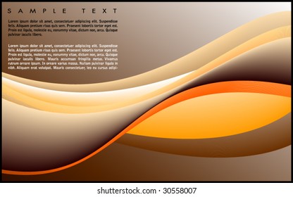 abstract background / vector illustration / futuristic wave design