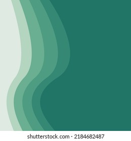 Abstract Background Vector Illustration  Gradient curve shape, warm tone.