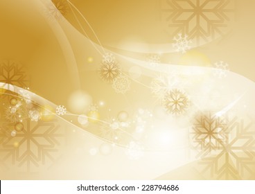 Abstract Background - Vector Illustration, Graphic Design Useful For Your Design. Bright Christmas Background With Snowflakes
