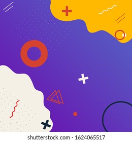 Abstract background. Vector illustration with a great combination of colors. Geometrical figure.