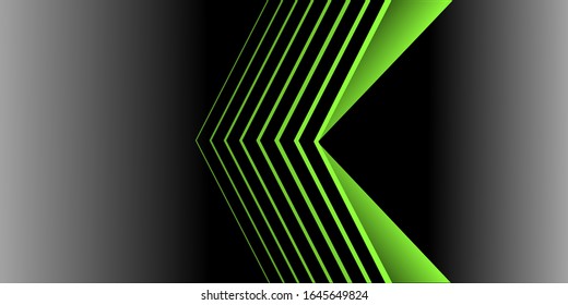 abstract background vector illustration in green and black