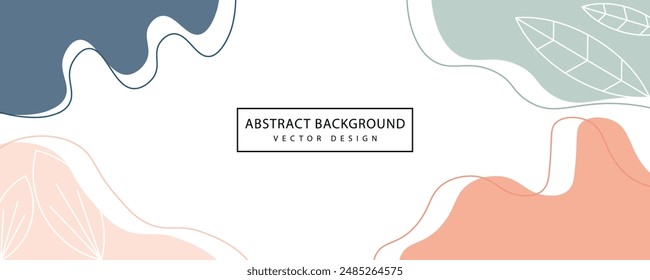 Abstract background vector illustration with Hand drawn various shapes and doodle objects. Pastel colors. Eps10