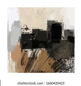 Fundo abstrato - ilustração vetorial (Ideal para impressão em tecido ou papel, cartaz ou papel de parede, decoração de casa)