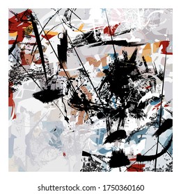 Abstract background - vector illustration  (Ideal for printing on fabric or paper, poster or wallpaper, house decoration) original digital artwork