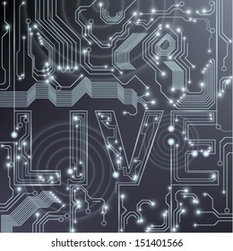 Abstract background. Vector illustration. LIVE. EPS 10.