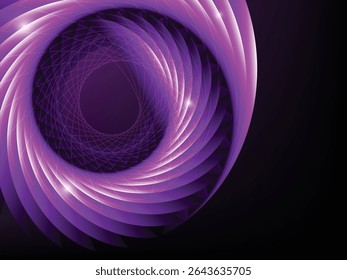 Abstract background vector illustration, modern gradient swirl pattern with copy space in muti colored. Creativit curve stripe vibrant color, elegance design element.