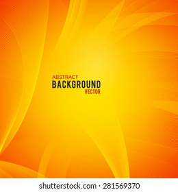 Abstract  background. Vector illustration for modern business design. Futuristic wallpaper. Yellow and orange colors. Cool element for presentation, card, flyer and brochure.