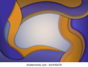 Abstract background vector illustration. Modern material design