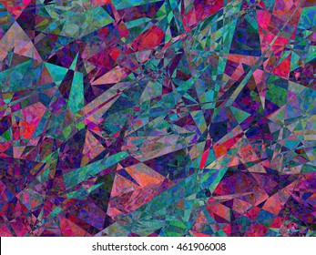 Abstract background. Vector illustration. Modern pattern with triangles. Colorful abstract texture.