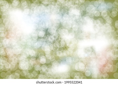 Abstract background vector illustration with natural circle bokeh like light coming from a tree like blured of leaves with sunlight passing through nature background for product display