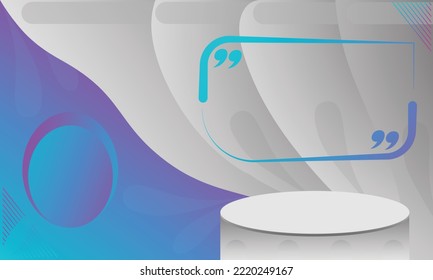 Abstract background vector and illustration with quote