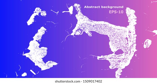 Abstract background. Vector illustration. Retro background. Designer decorative cover. Abstractionism. Background with grunge texture. Design background. Abstract graphics